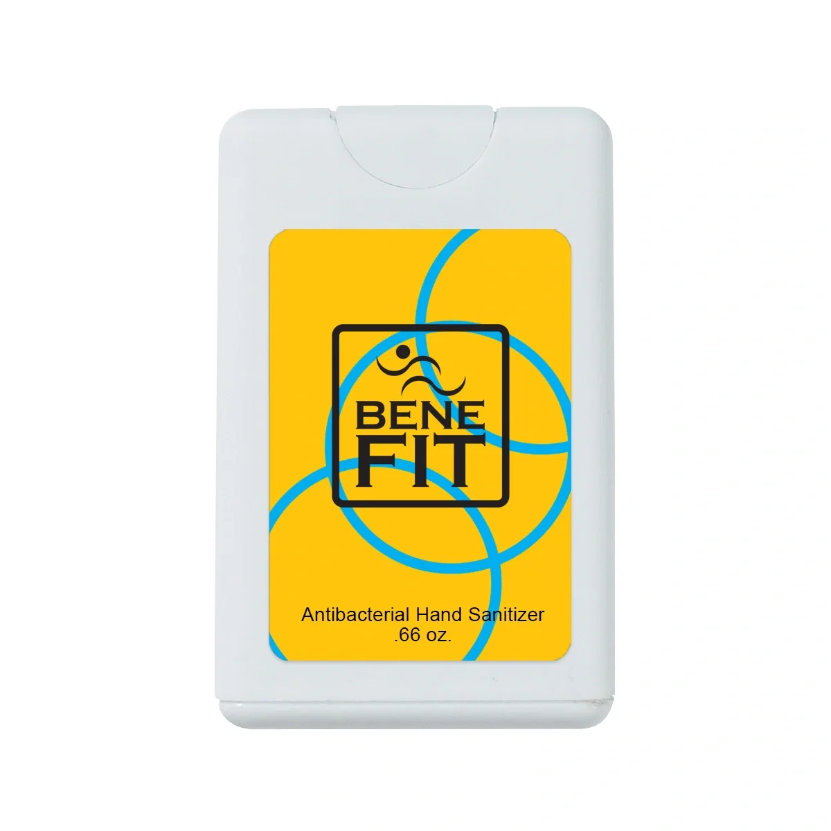 Card shaped hand sanitizer sized to slip into a wallet