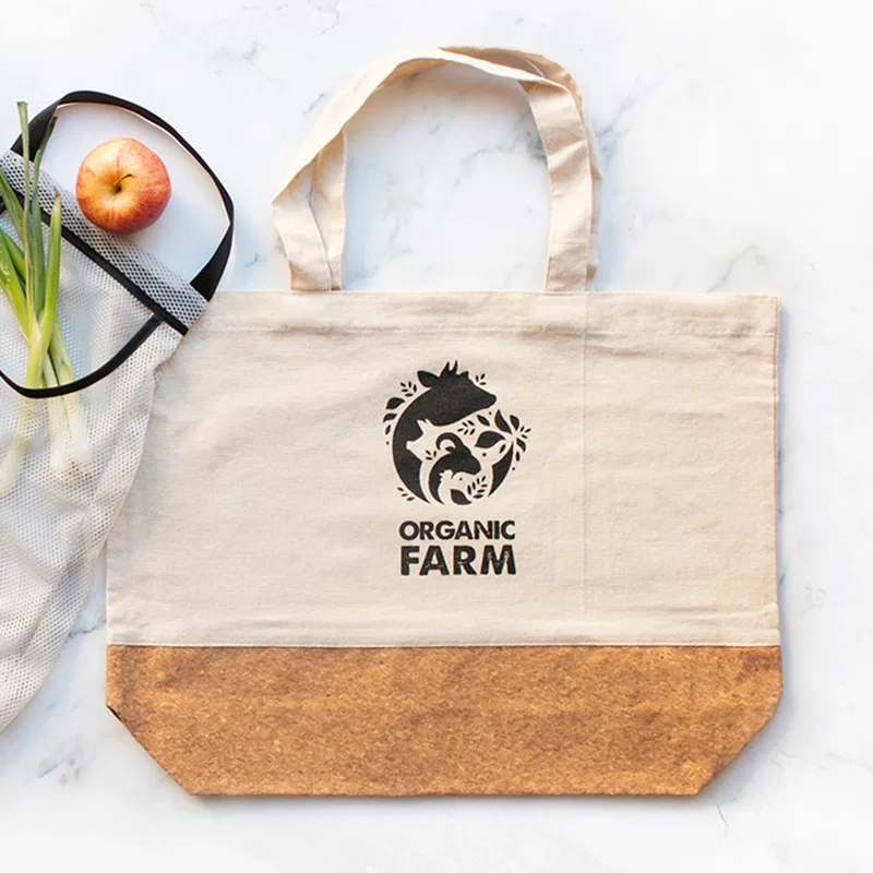 6oz Linen and Cork Tote Bag — view 1