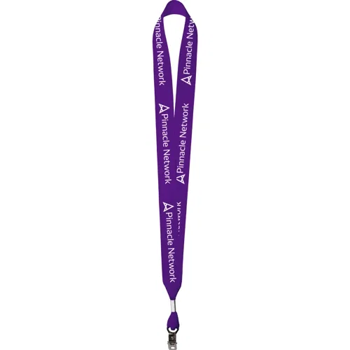 7/8" grosgrain lanyard ribbon color sample, custom branded neck strap