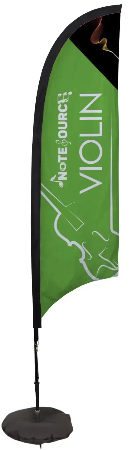 7' Elite Razor Nylon Sail Sign Kit (Single-Sided with Scissor Base) — view 5