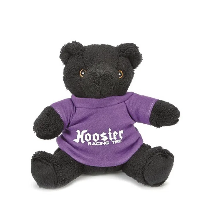 Promotional Extra Soft Black Bear - 7"