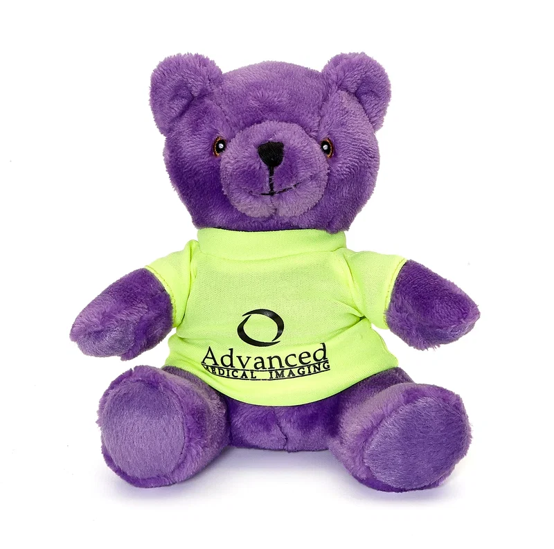 Promotional Extra Soft Purple Bear - 7"