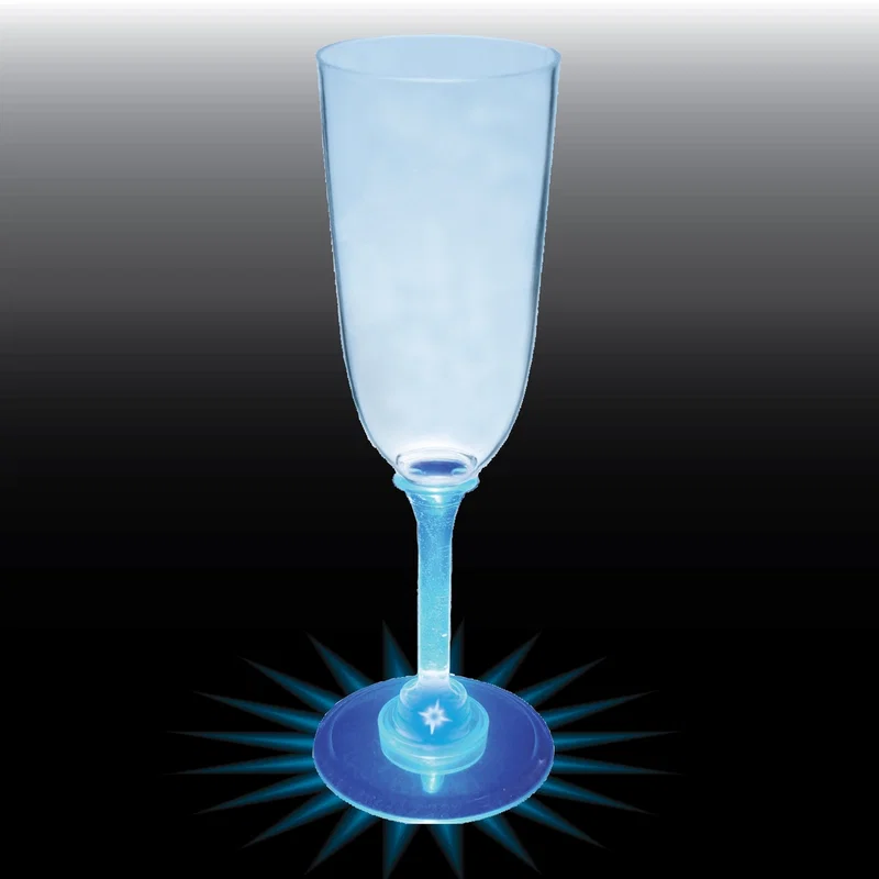 Champagne Glass w/ Light Up Contrast Standard Stem - 7 Oz. — view 2