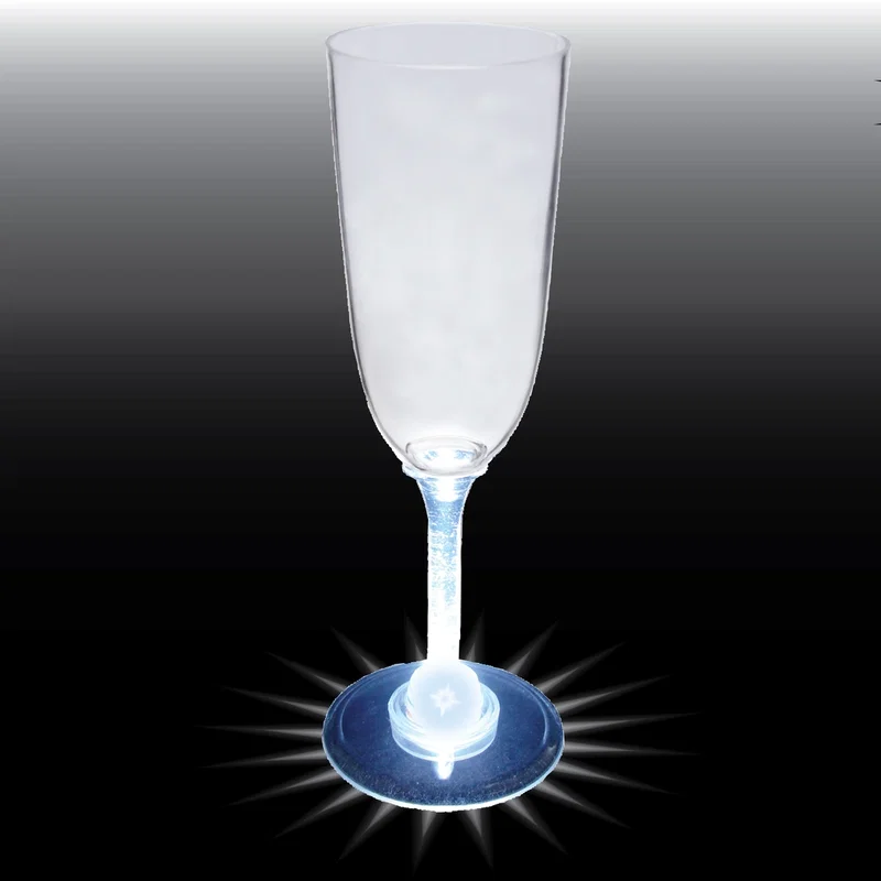 Champagne Glass w/ Light Up Contrast Standard Stem - 7 Oz. — view 5