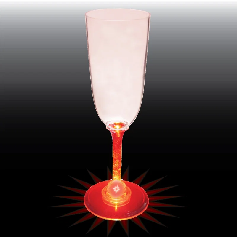Champagne Glass w/ Light Up Contrast Standard Stem - 7 Oz. — view 7