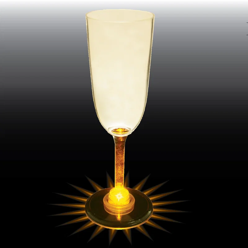 Champagne Glass w/ Light Up Contrast Standard Stem - 7 Oz. — view 9