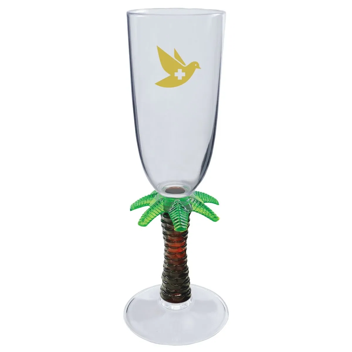 7 oz. Novelty Stem Plastic Champagne Flute — view 3