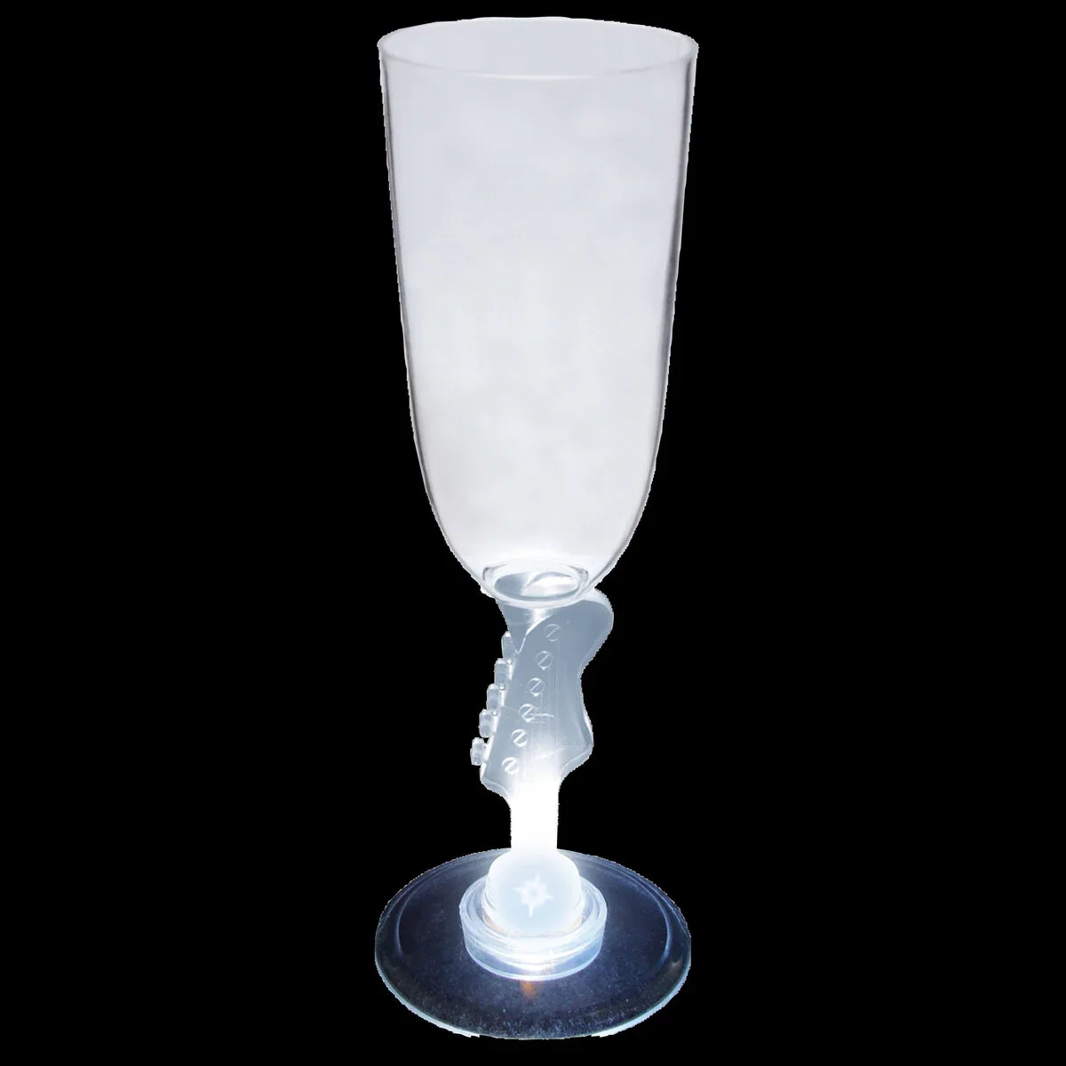 7 oz. Novelty Stem Plastic Champagne Flute — view 4