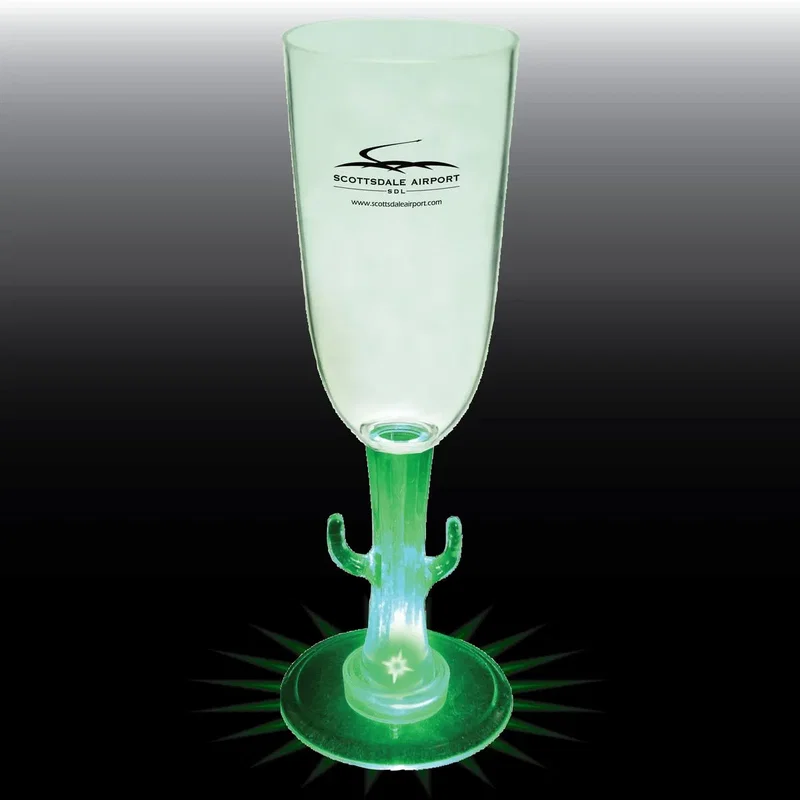 7 oz. Novelty Stem Plastic Champagne Flute — view 5