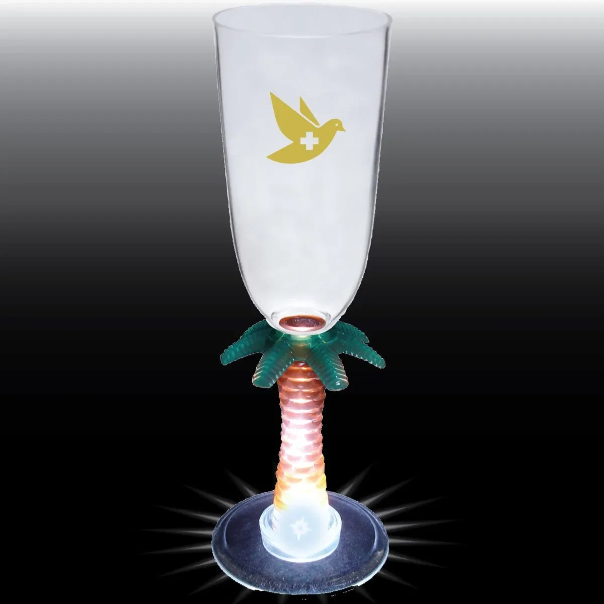 7 oz. Novelty Stem Plastic Champagne Flute — view 6