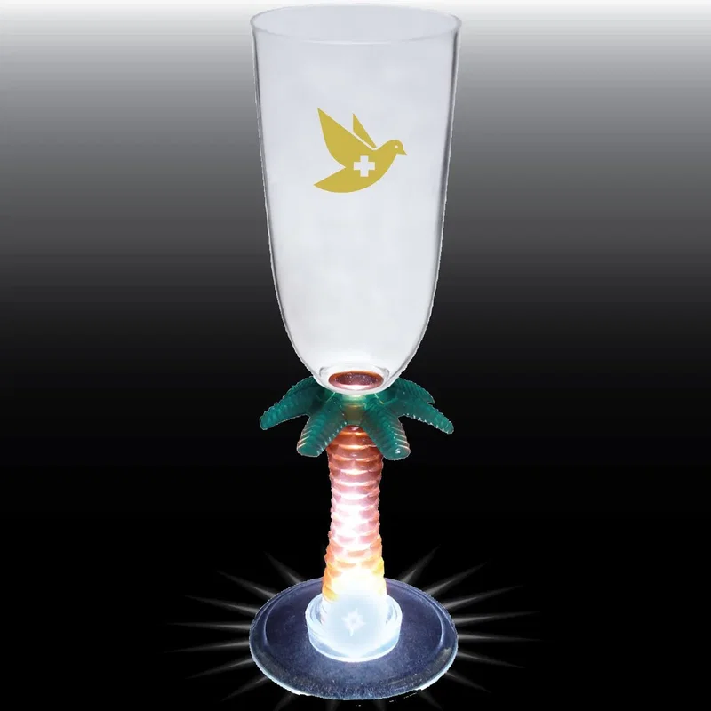 7 oz. Novelty Stem Plastic Champagne Flute — view 6