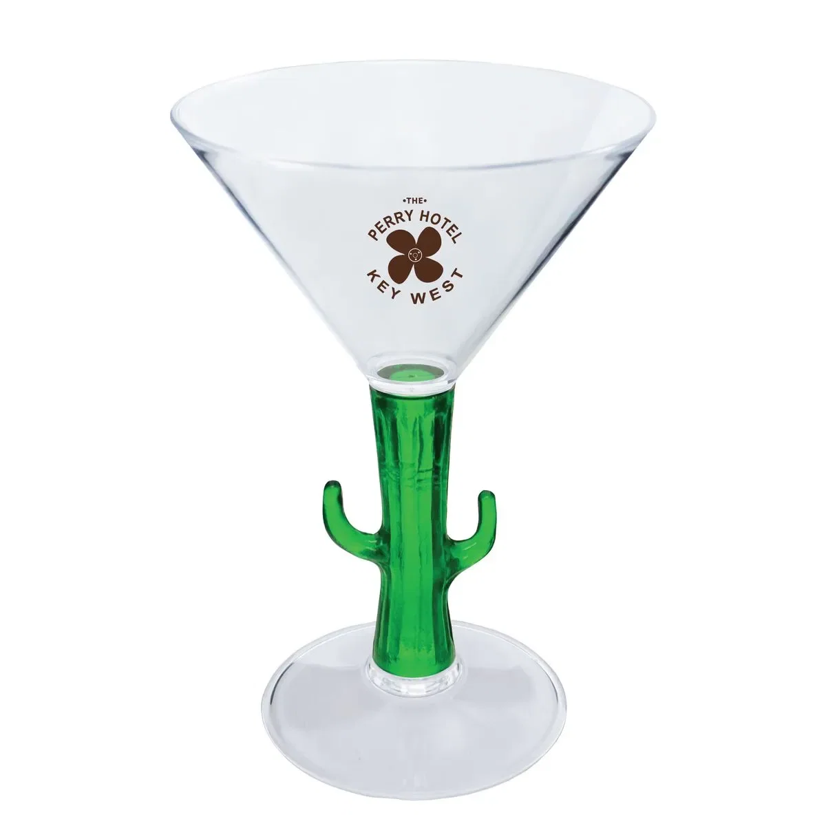 7 oz. Novelty Stem Plastic Martini Glass — view 3