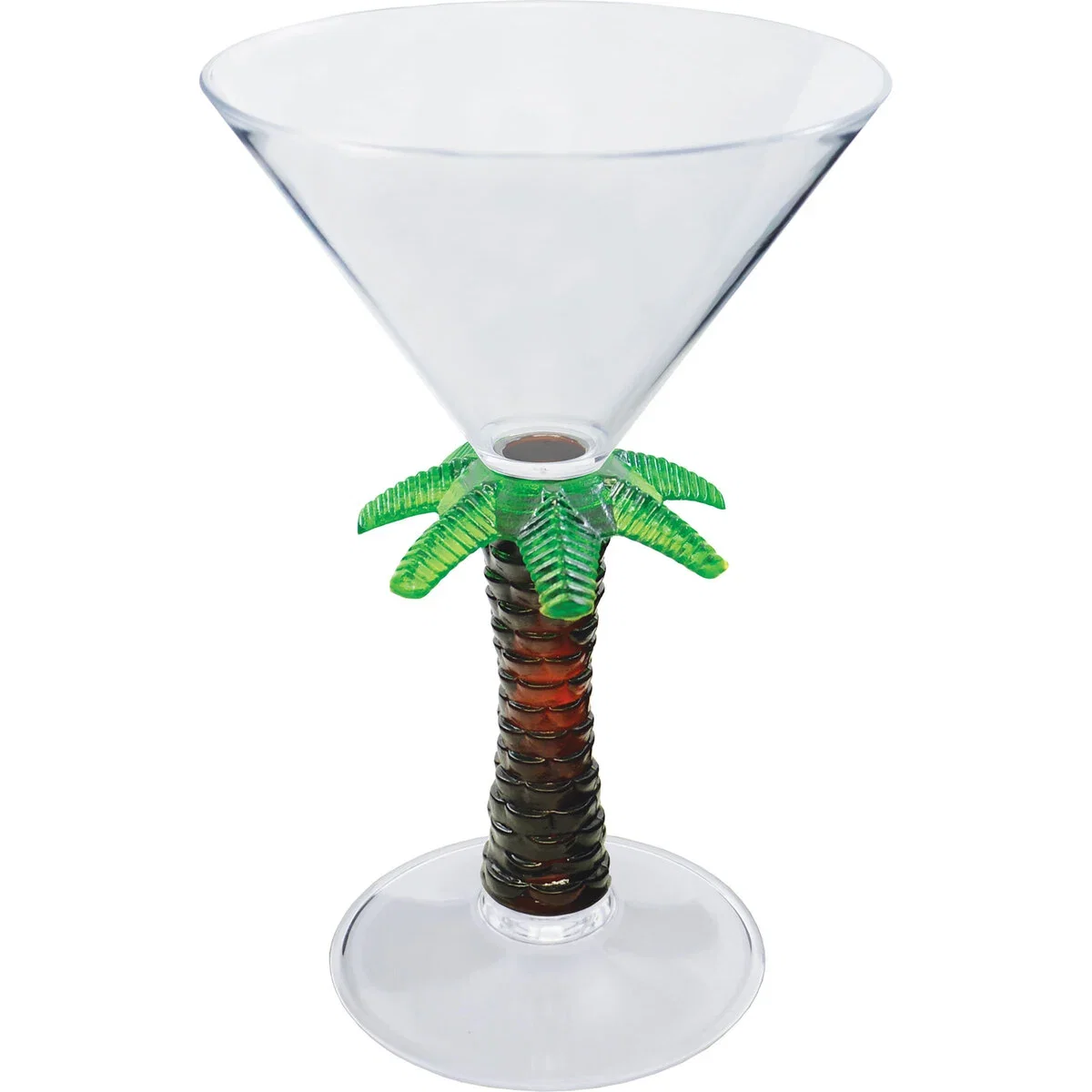 7 oz. Novelty Stem Plastic Martini Glass — view 4