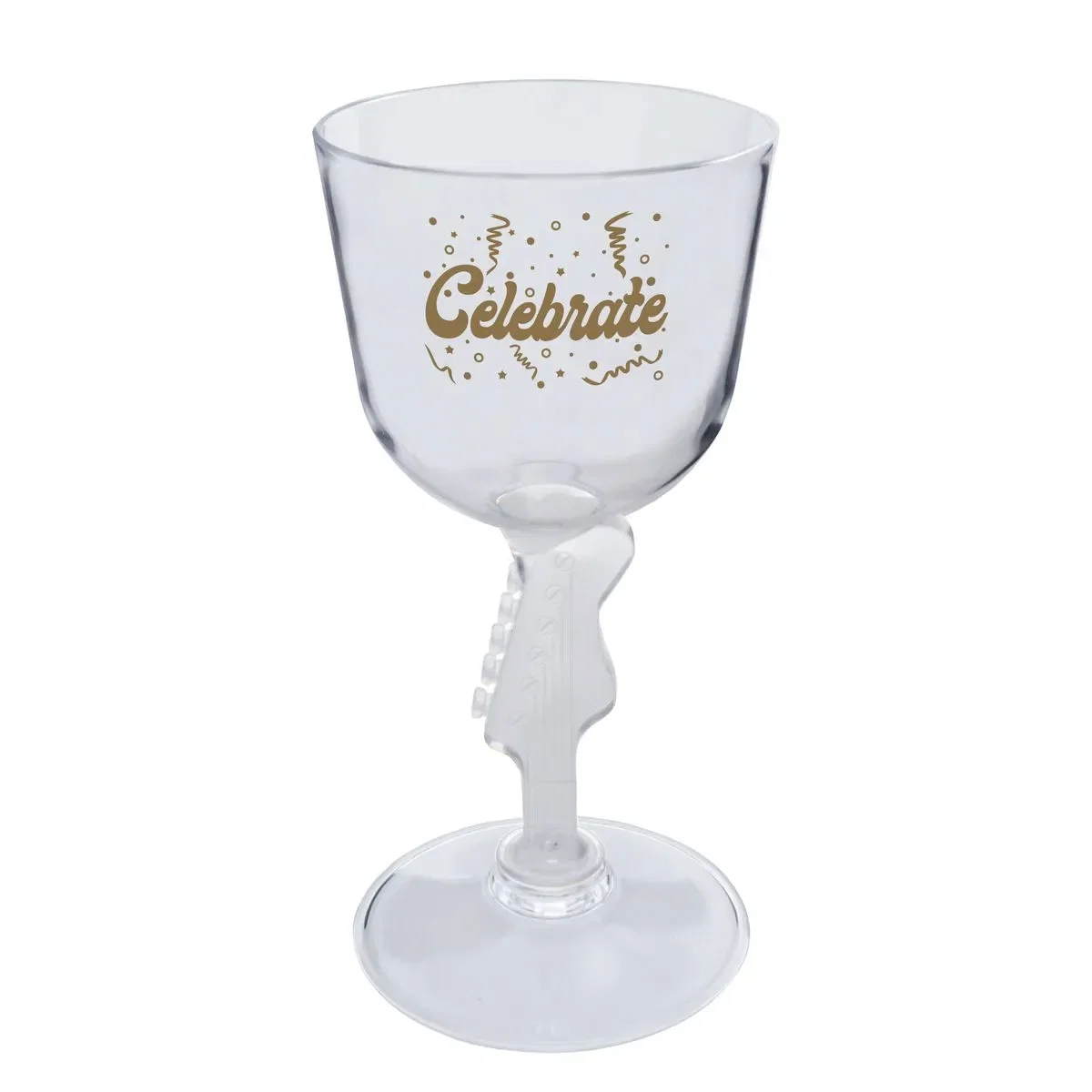 7 oz. Novelty Stem Plastic Wine Glass — view 2