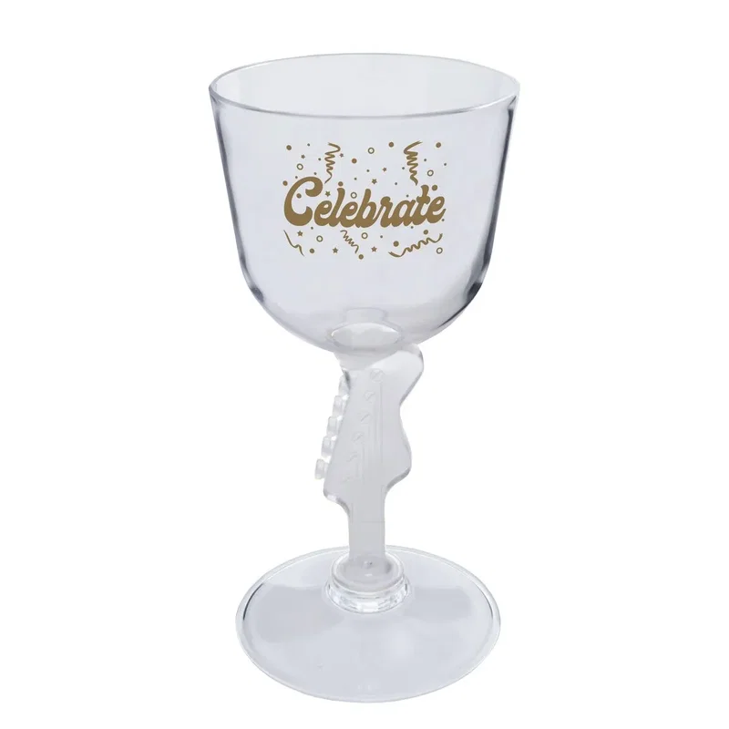 7 oz. Novelty Stem Plastic Wine Glass — view 2