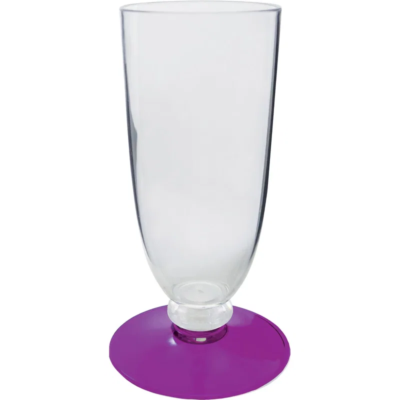 7 oz. Short Stem Plastic Champagne Flute — view 6
