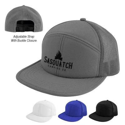 Mesh back panels viewed from behind
