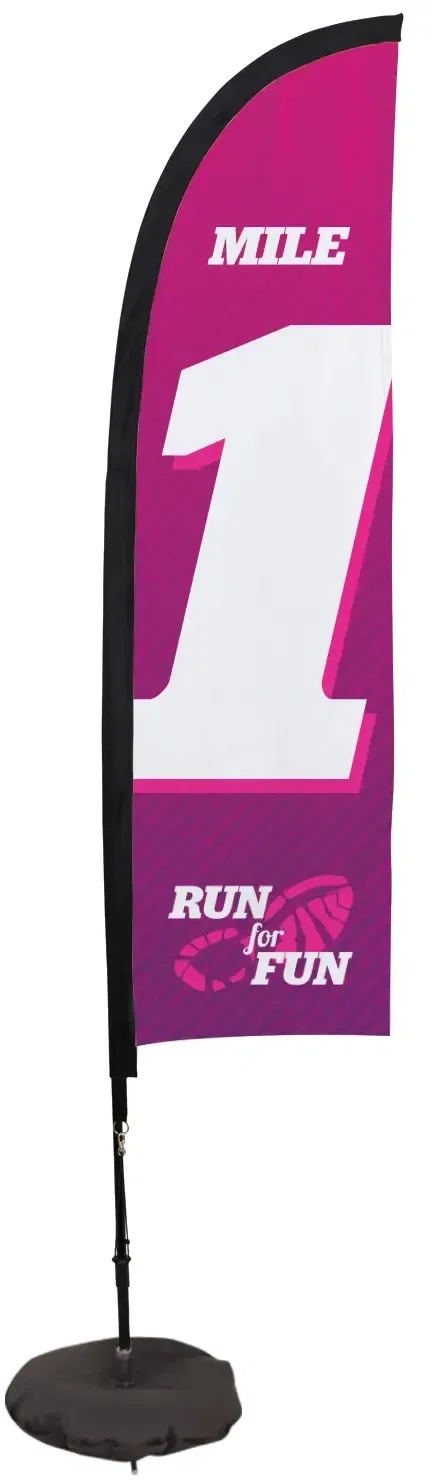 7' Premium Blade Sail Sign Kit (Single-Sided with Scissor Base) — view 6