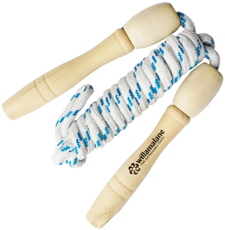 Wooden Handle Jump Rope - 7" — view 3