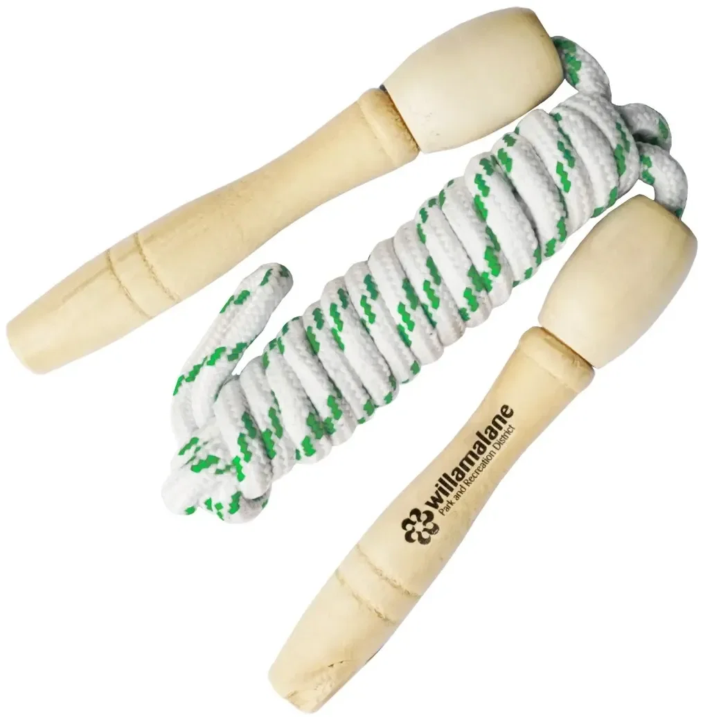 Wooden Handle Jump Rope - 7" — view 4