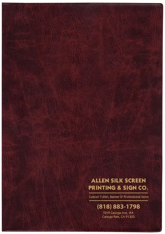Custom Monthly Planner - Executive Vinyl Cover (7x10) — view 12