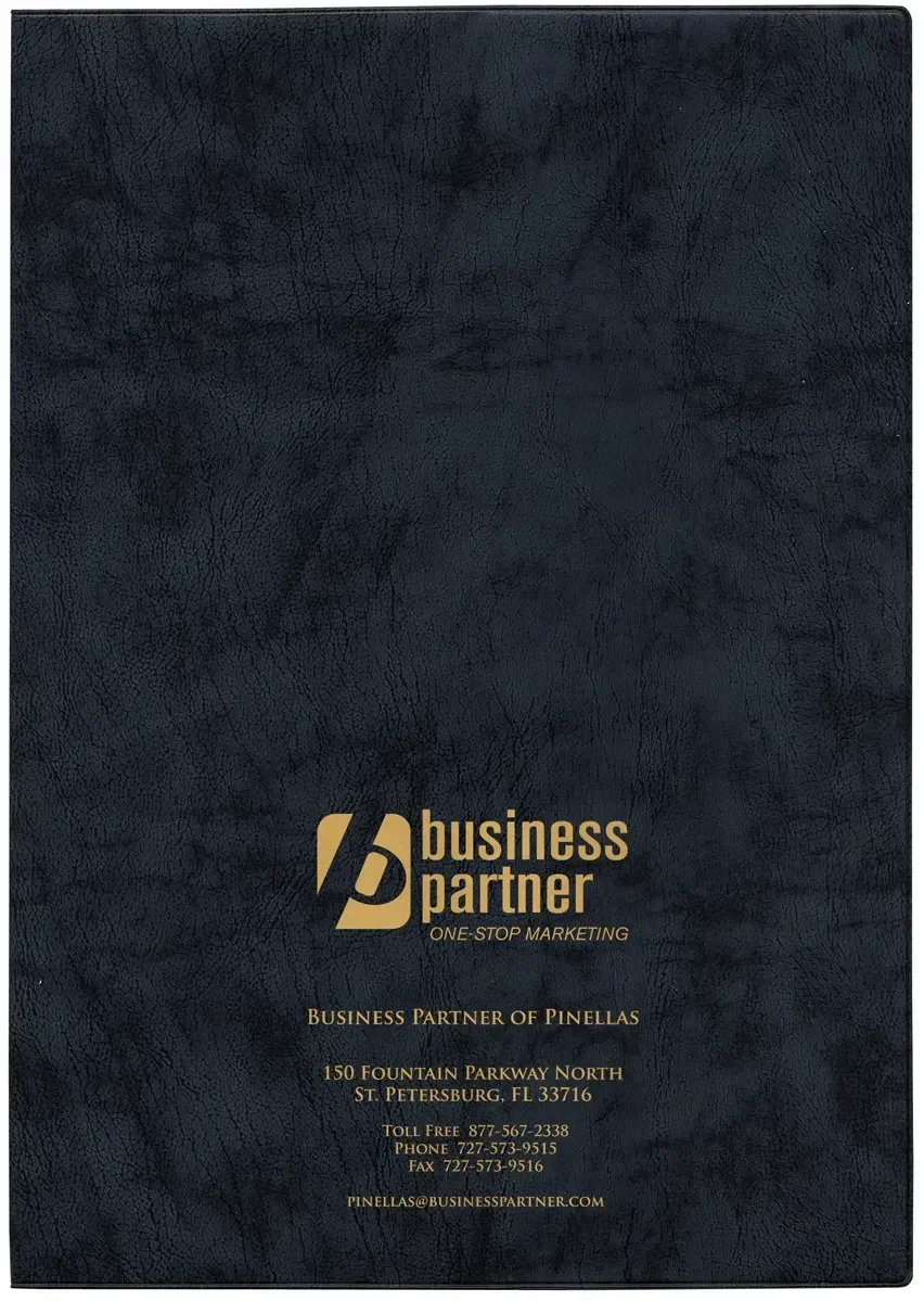 Personalized Executive Weekly Planner - 7 x 10 Vinyl Cover — view 3
