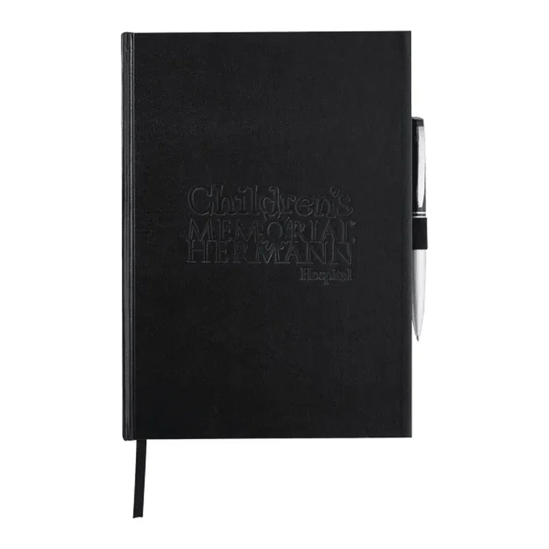 Custom Executive Large Bound JournalBook - 7" x 10" — view 1
