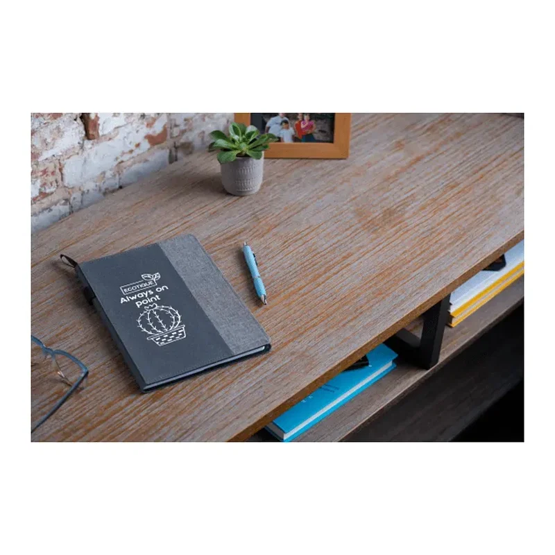 7" x 10" FSC® Mix Reclaim RPET Refillable Journal — view 11