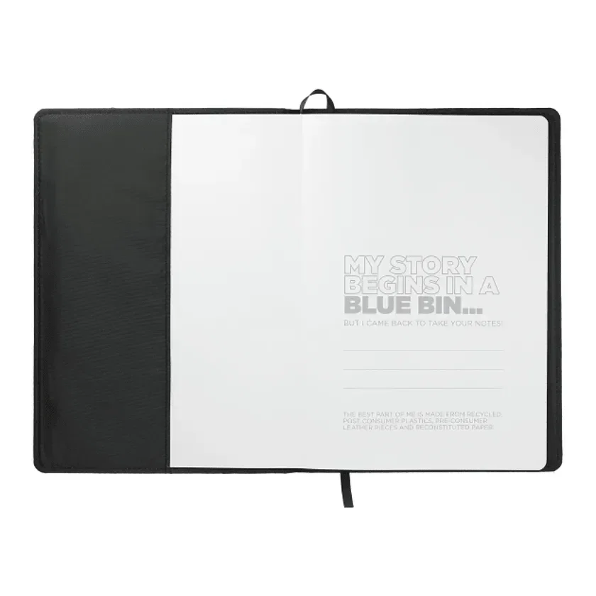 7" x 10" FSC® Mix Reclaim RPET Refillable Journal — view 2
