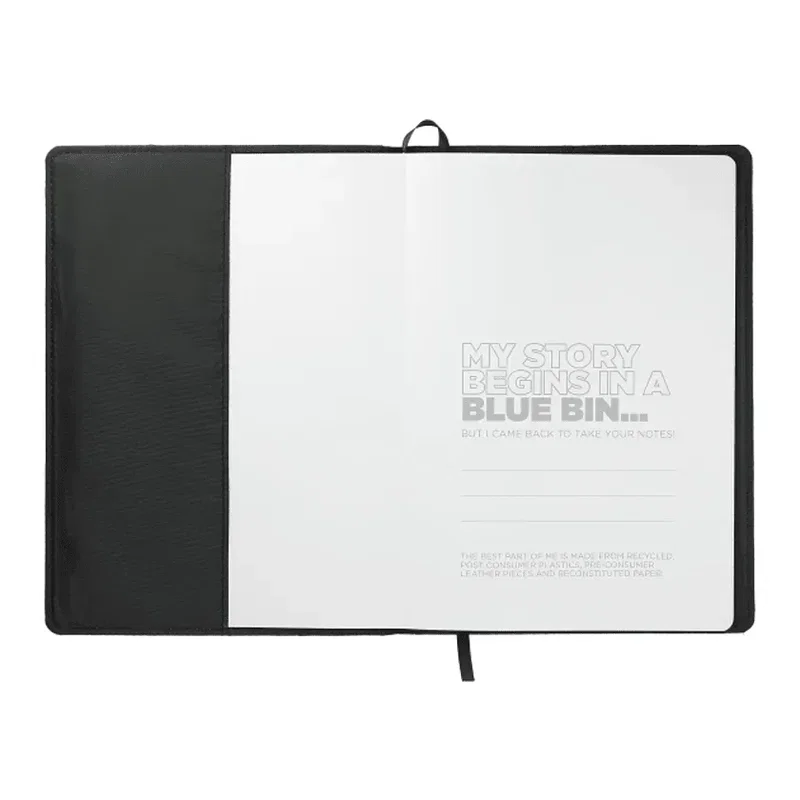 7" x 10" FSC® Mix Reclaim RPET Refillable Journal — view 2