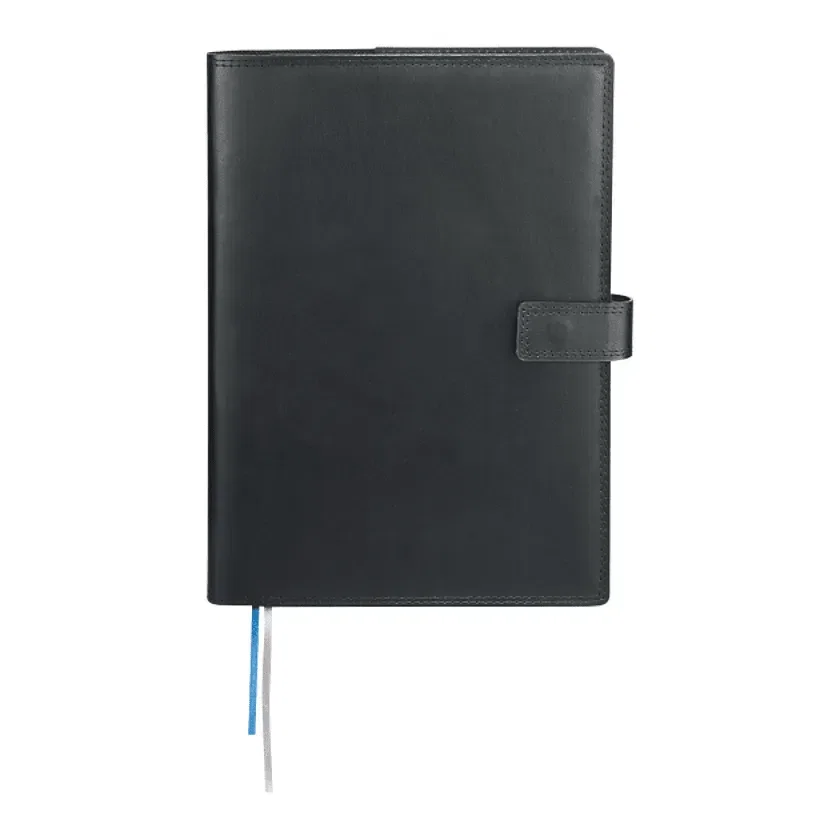Personalized Uptown Refillable Leather JournalBook (7" x 10") — view 3