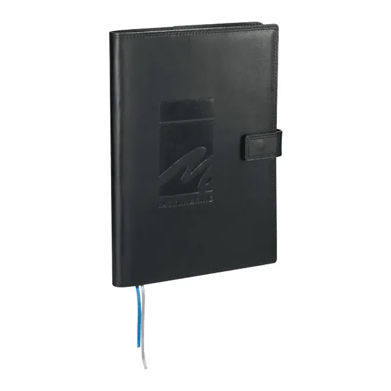 Personalized Uptown Refillable Leather JournalBook (7" x 10") — view 4