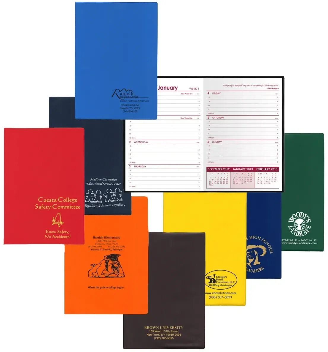 Custom Weekly Planner Vinyl Cover (7 x 10) — view 3