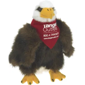 Plush Bald Eagle Beanie - 8.5"