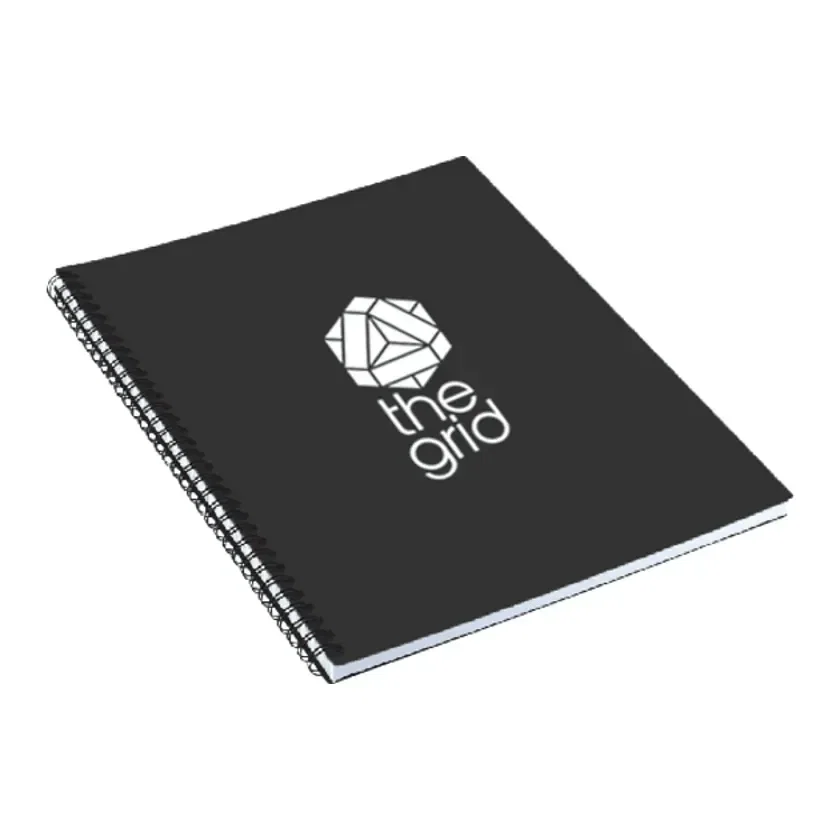 Custom Business Spiral Notebook (8.5" x 11", 80 Pages) — view 10