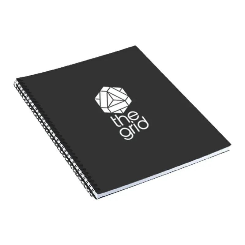 Custom Business Spiral Notebook (8.5" x 11", 80 Pages) — view 10