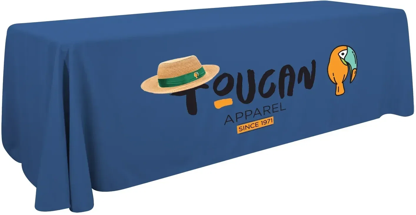8' Economy Table Throw (Full-Color Front Only) — view 13