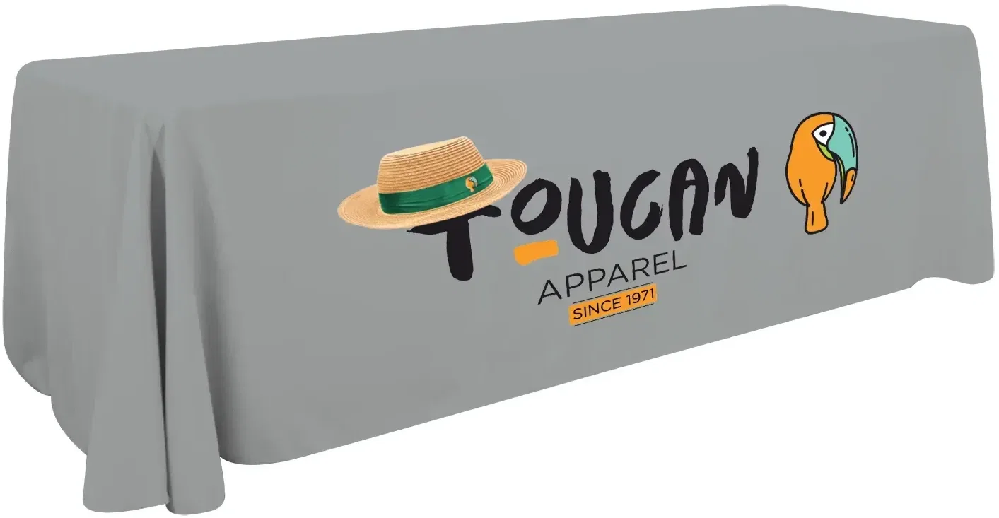 8' Economy Table Throw (Full-Color Front Only) — view 16