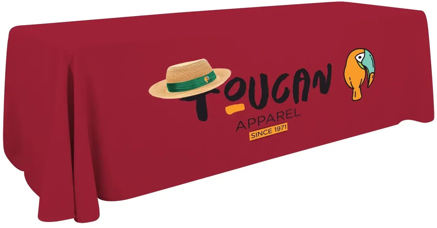 8' Economy Table Throw (Full-Color Front Only) — view 29