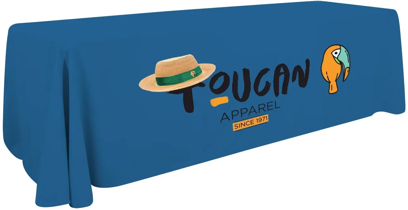 8' Economy Table Throw (Full-Color Front Only) — view 8