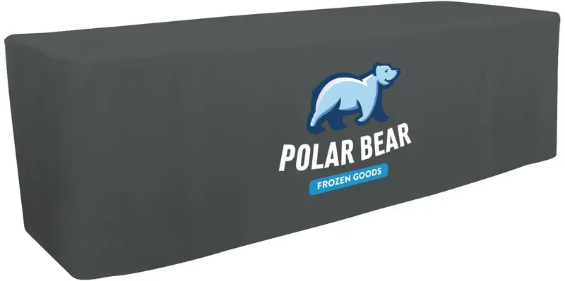 8' Fitted Table Throw (Full-Color Front Only) — view 9