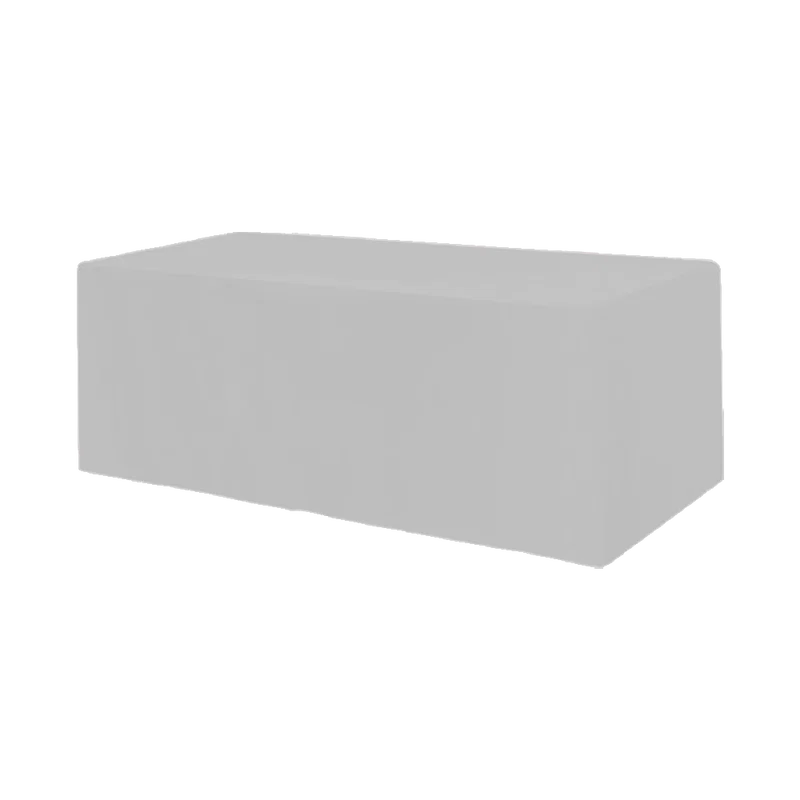 Fitted 3-sided Table Cover - fits 8 foot standard table — view 12