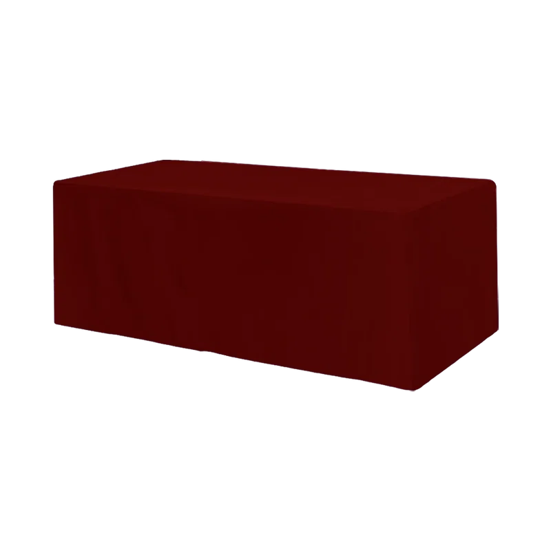 Fitted 3-sided Table Cover - fits 8 foot standard table — view 13