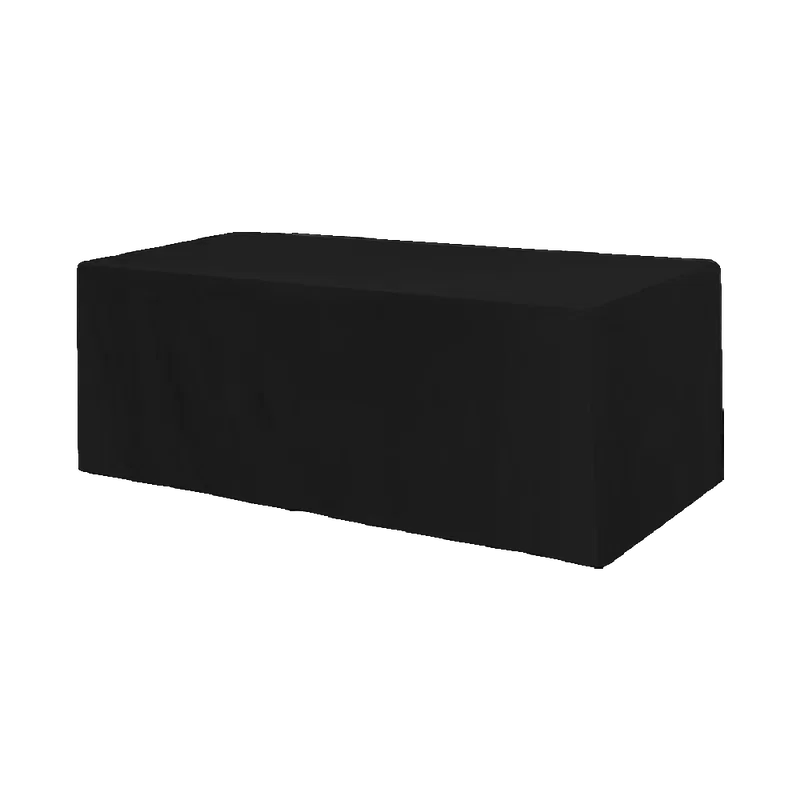 Fitted 3-sided Table Cover - fits 8 foot standard table — view 14