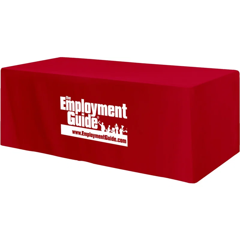 Fitted 3-sided Table Cover - fits 8 foot standard table — view 5