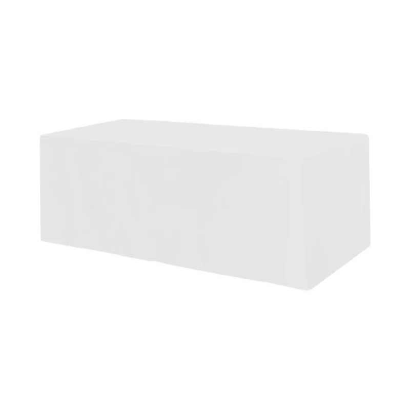 Fitted 3-sided Table Cover - fits 8 foot standard table — view 8