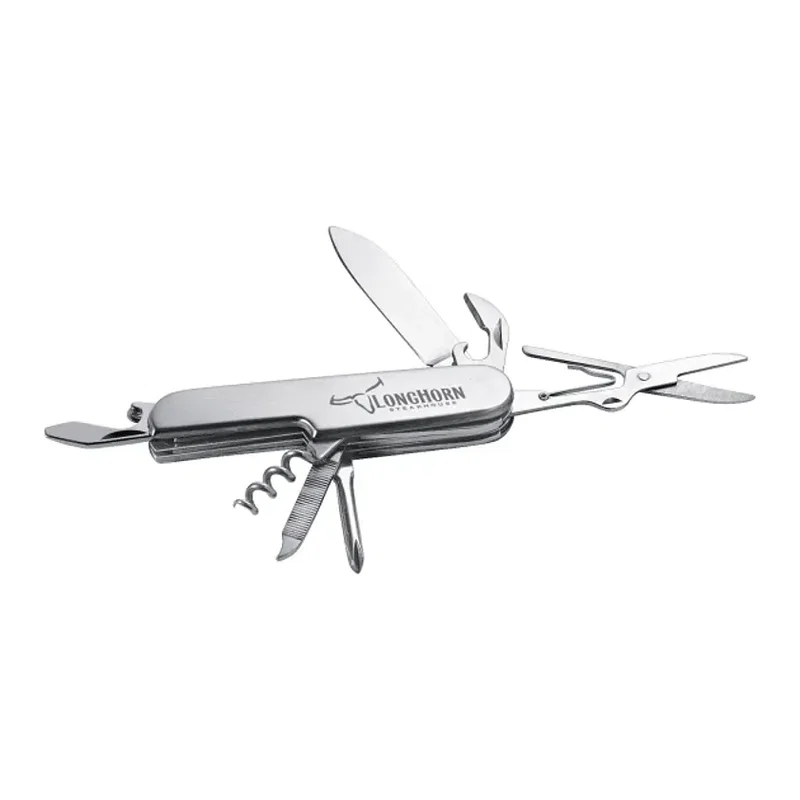Custom Branded 8-Function Stainless Steel Knife