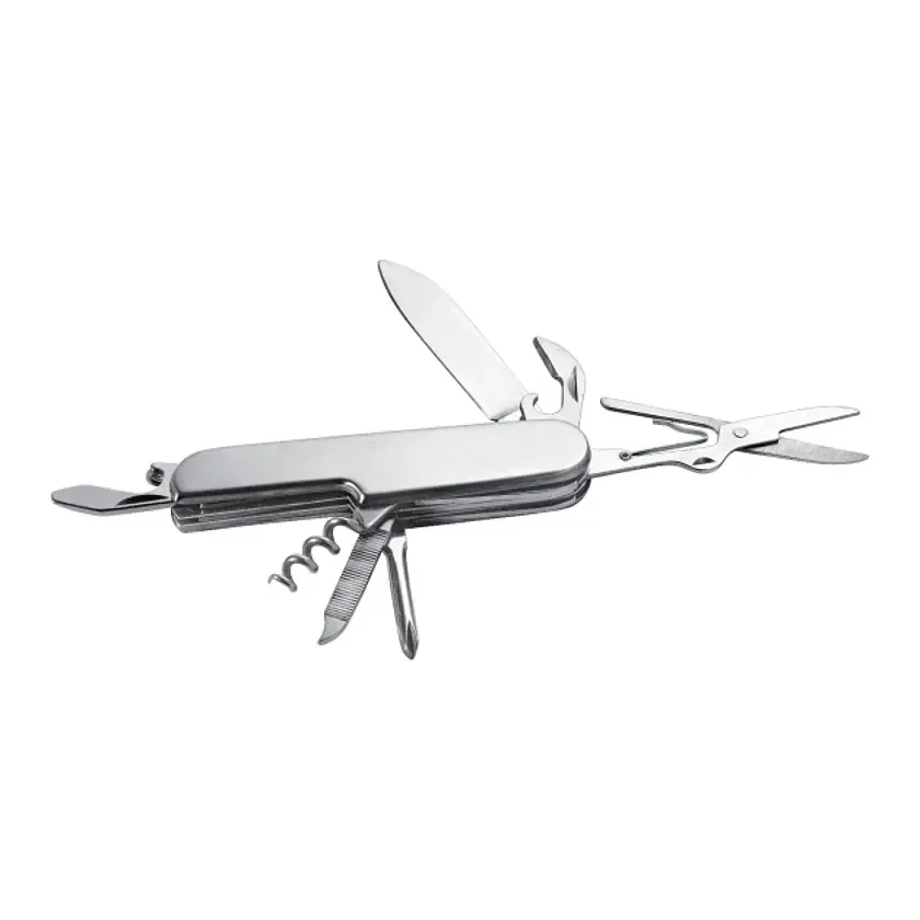Custom Branded 8-Function Stainless Steel Knife — view 2