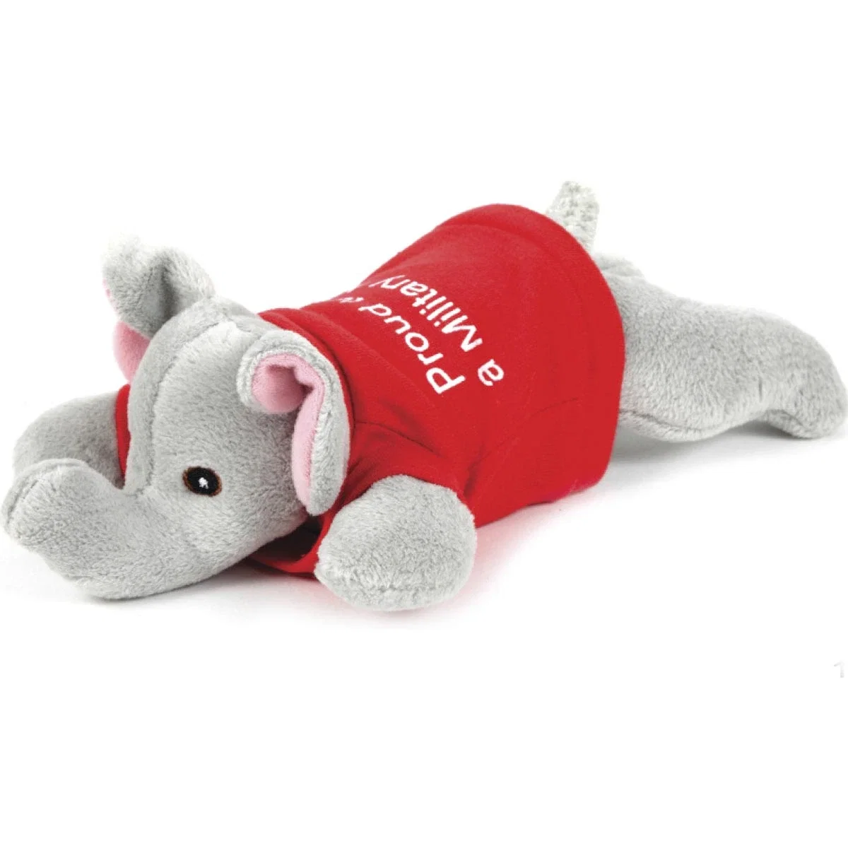 Imprinted Gray Elephant Beanie - 8"
