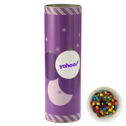 8-Inch Tube with Chocolate Pretzels — view 2